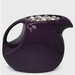 Fiestaware Fiesta Pitcher Large Disk CONTAINER Mulberry Purple CERAMIC 67 OZ
